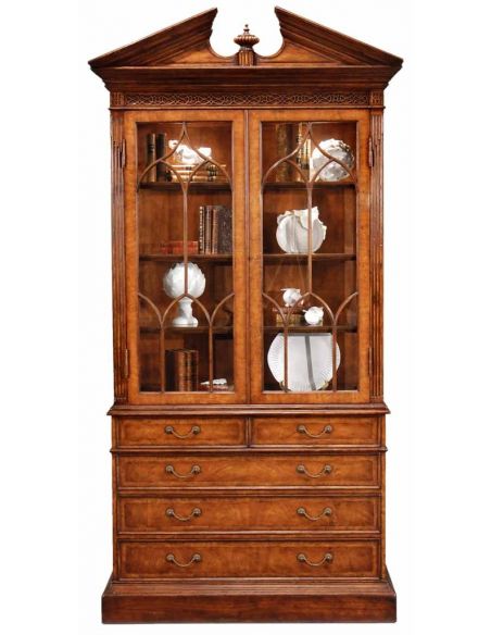 Antique China Display Cabinet-74