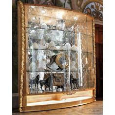Breakfronts & China Cabinets Glass Paneled Display Cabinet from our exclusive empire collection