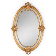 Elegant Adam style Oval Gilded Mirror-07