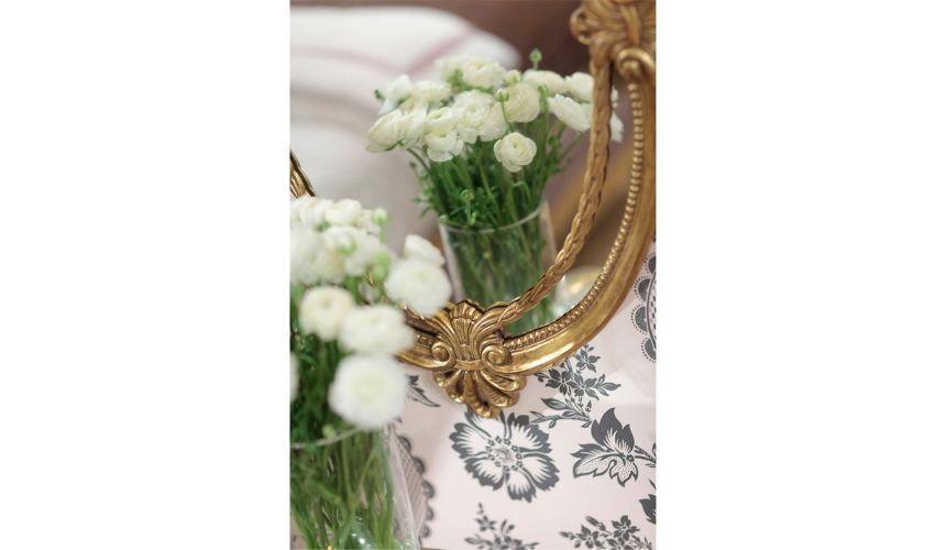 Elegant Adam style Oval Gilded Mirror-07