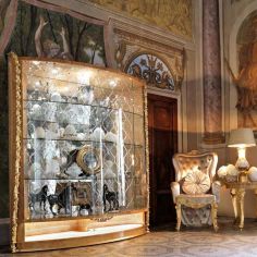 Breakfronts & China Cabinets Glass Paneled Display Cabinet from our exclusive empire collection 2