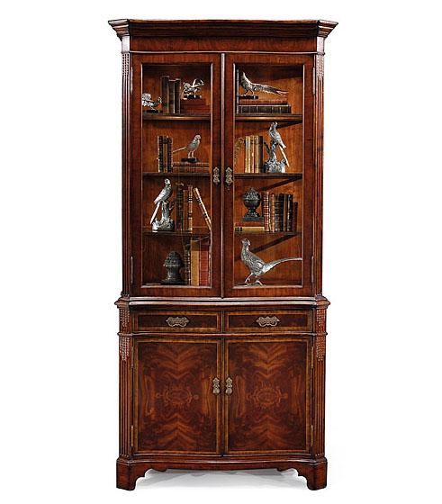 Breakfronts & China Cabinets Display Cabinets & Armoires Cabinet China Cabinet with two interior lights