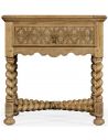 Gothic Style Furniture Light oak square side table
