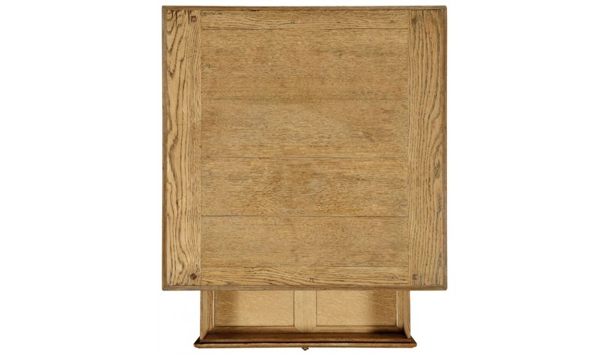 Gothic Style Furniture Light oak square side table