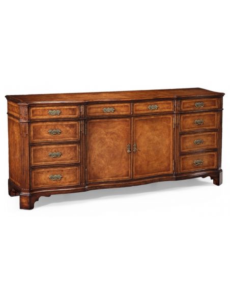 Chest Of Drawers Crotch Walnut Sideboard