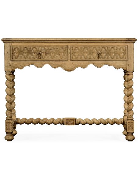 Square & Rectangular Side Tables Small Light oak console table
