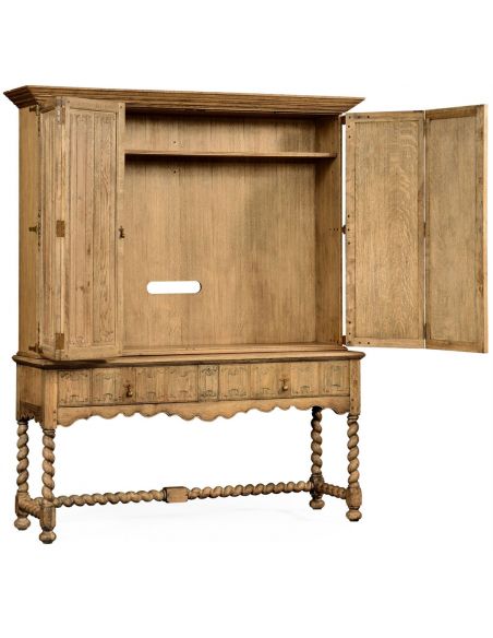 Entertainment Centers, TV Consoles, Pop Ups Natural oak TV cabinet