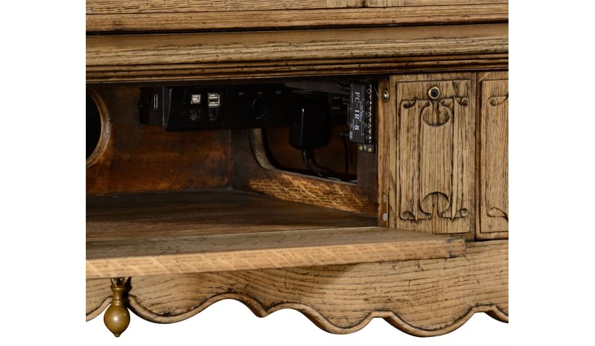 Entertainment Centers, TV Consoles, Pop Ups Natural oak TV cabinet