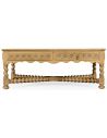 Coffee Tables Light oak square distressed coffee table