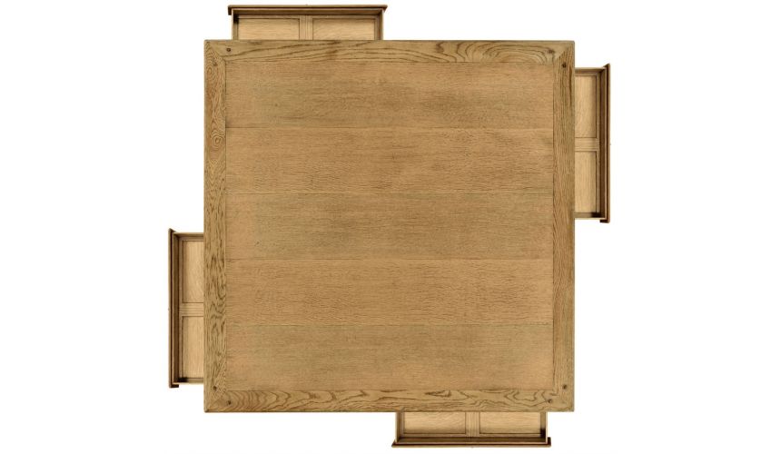 Coffee Tables Light oak square distressed coffee table