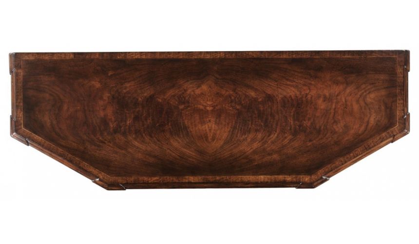 DINING ROOM FURNITURE Dark Walnut Wood Side Cabinet-81