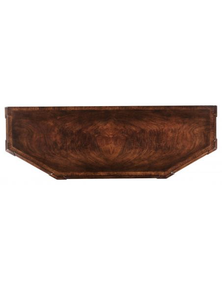 DINING ROOM FURNITURE Dark Walnut Wood Side Cabinet-81