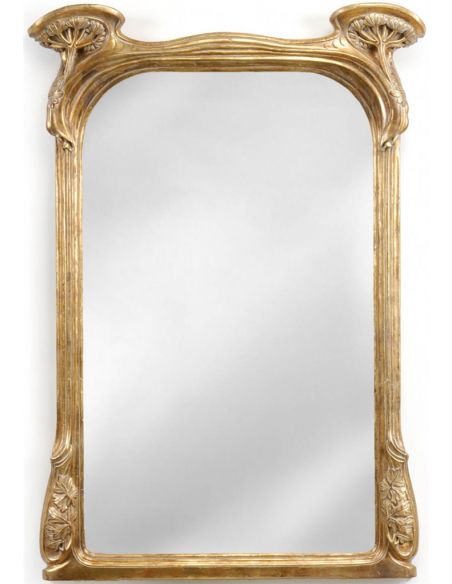 Gilded Mirror in Art Nouveau style