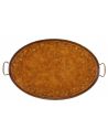 Square & Rectangular Side Tables Large Oval Serving Tray-12