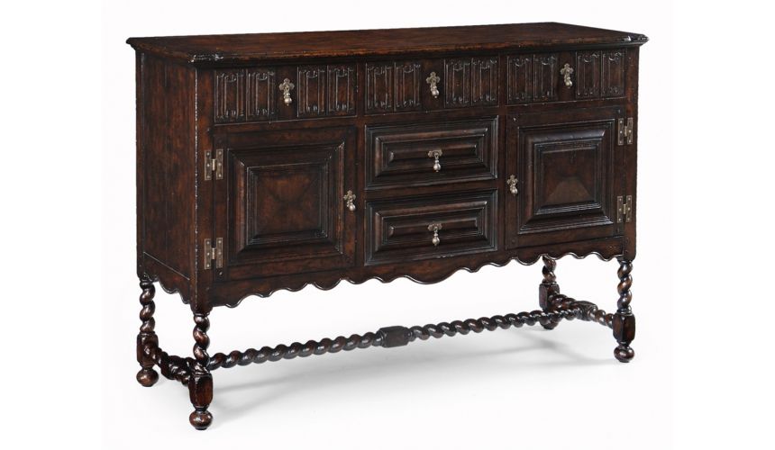 Breakfronts & China Cabinets Dining Table furniture High Oak Sideboard
