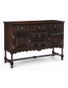 Breakfronts & China Cabinets Dining Table furniture High Oak Sideboard