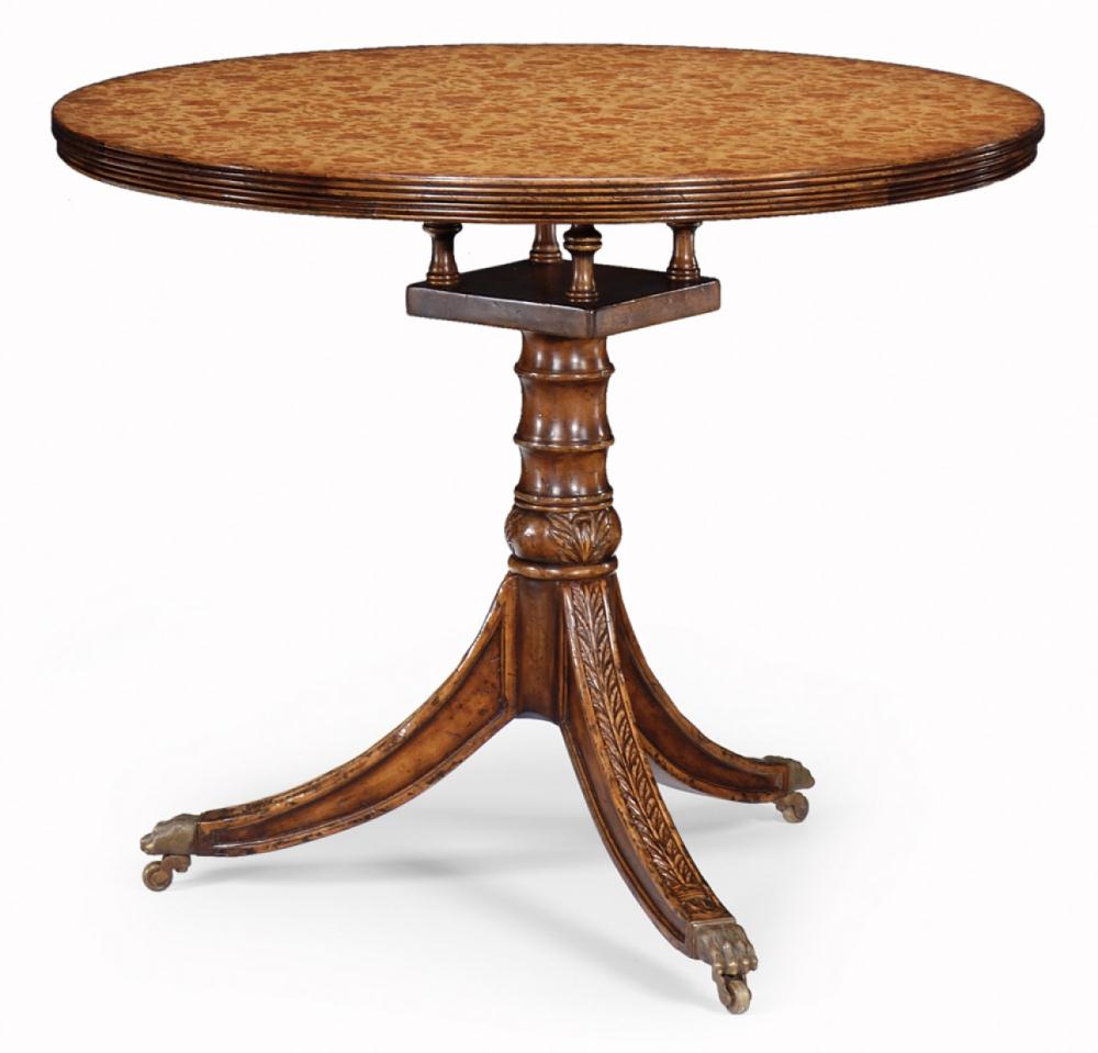Round & Oval Side Tables High Quality Furniture Padestal Table In Brown