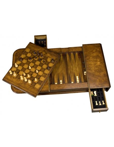 Game Card Tables & Game Chairs Game And Card Crotch Walnut Game Table