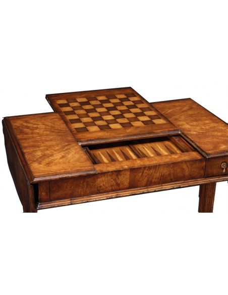 Game Card Tables & Game Chairs Game And Card Crotch Walnut Game Table