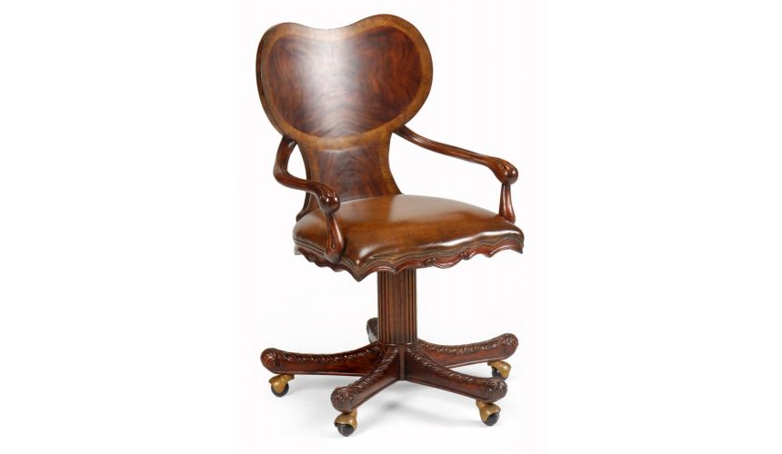 Office Chairs Home Office Furniture Chair In Mahogany