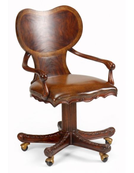 Office Chairs Home Office Furniture Chair In Mahogany