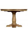 Dining Tables Light oak pedestal dining table
