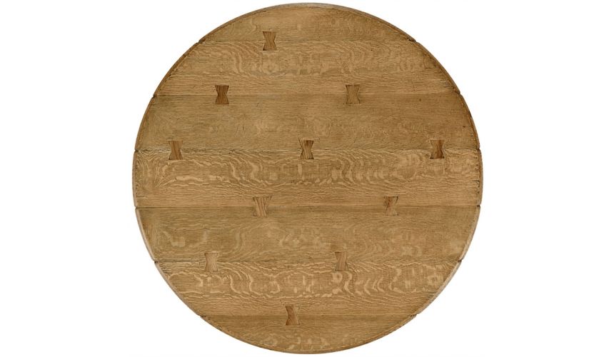 Dining Tables Light oak pedestal dining table