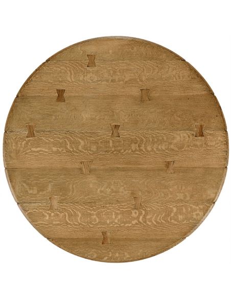 Dining Tables Light oak pedestal dining table