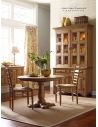 Dining Tables Light oak pedestal dining table