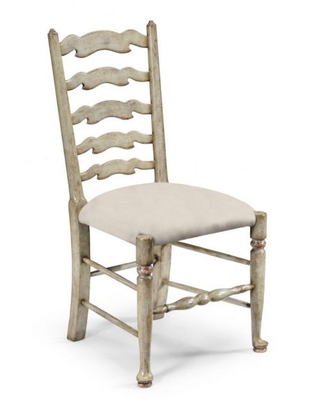 Dining Table furniture High Painted Ladder Back Side Chair