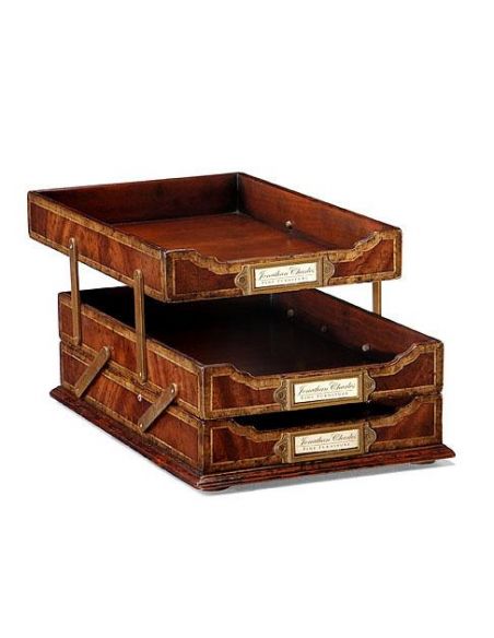 Home Accessories Mahogany Letter Tray