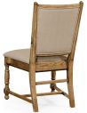 Dining Chairs Light oak side chair in country style