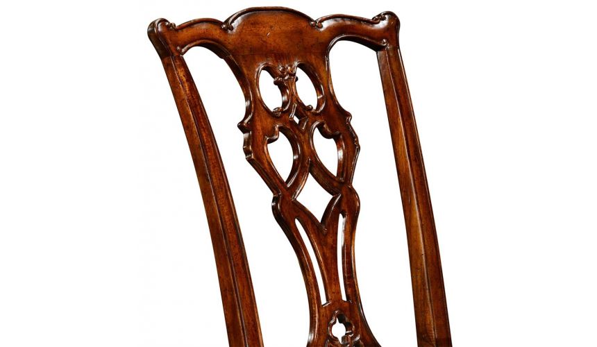 Dining Chairs High End Dinning Side Chair in Mahogany