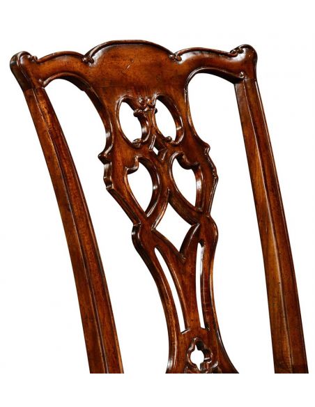 Dining Chairs High End Dinning Side Chair in Mahogany