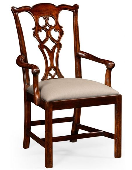 High End Dinning Arm Chair in Mahogany