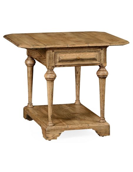 Square & Rectangular Side Tables Elizabethan pembroke oak table.