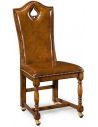 Square & Rectangular Side Tables Walnut High Backed Side Chair-81