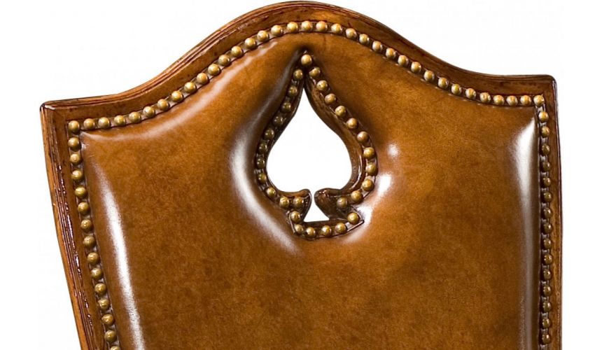 Square & Rectangular Side Tables Walnut High Backed Side Chair-81