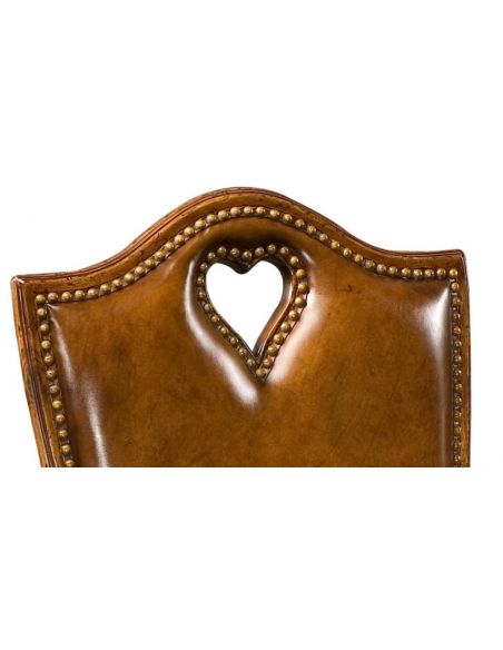 Dining Chairs High End Dinning Heart Arm Chair
