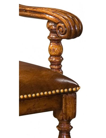 Dining Chairs High End Dinning Heart Arm Chair