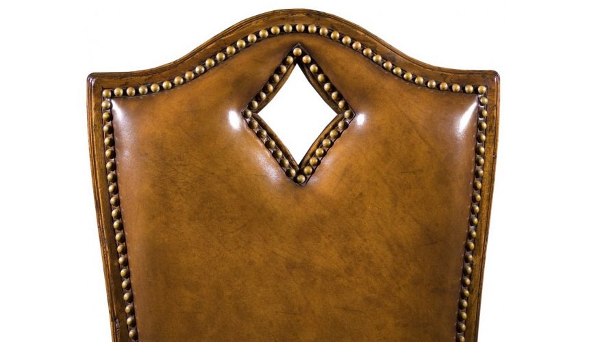 Luxury Leather & Upholstered Furniture Quality Sofa Leather and Upholstered Furniture Diamond Side Chair