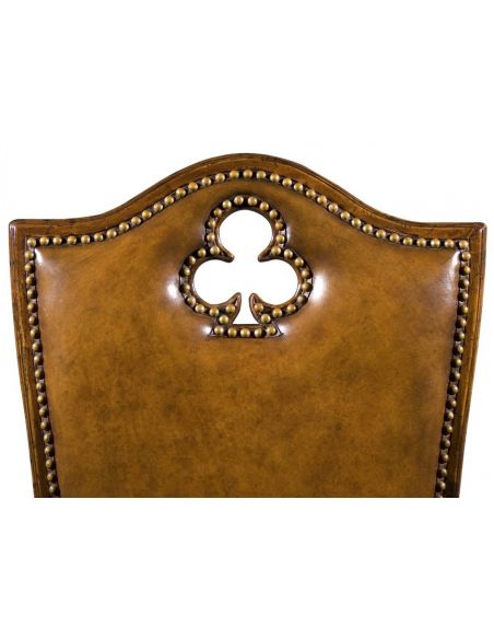 Luxury Leather & Upholstered Furniture Quality Sofa Leather and Upholstered Furniture Club Side Chair