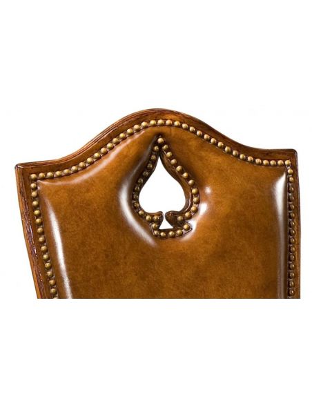 Luxury Leather & Upholstered Furniture Quality Sofa Leather and Upholstered Furniture Spade Side Chair
