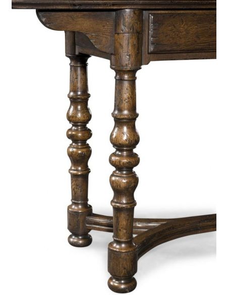 High End Furniture Hunt Table In Oak