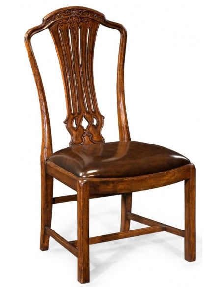 High End Dinning Room Furniture Carved Side Chair