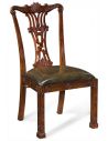 Dining Chairs High End Dinning Room Furniture Carved Back Side Chair