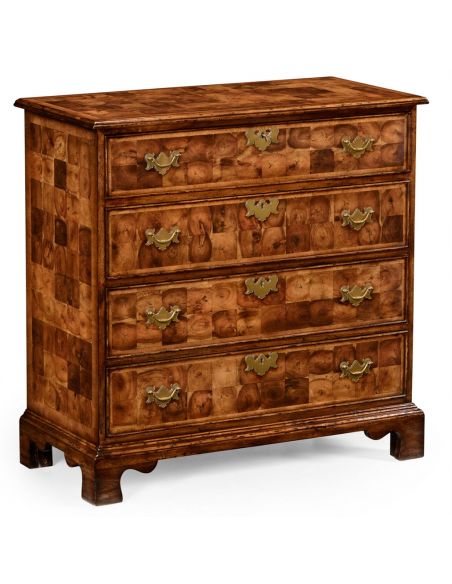 Antique Walnut Chest of Drawers-09