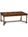 Rectangular and Square Coffee Tables Heavily Distressed Coffee Table-15
