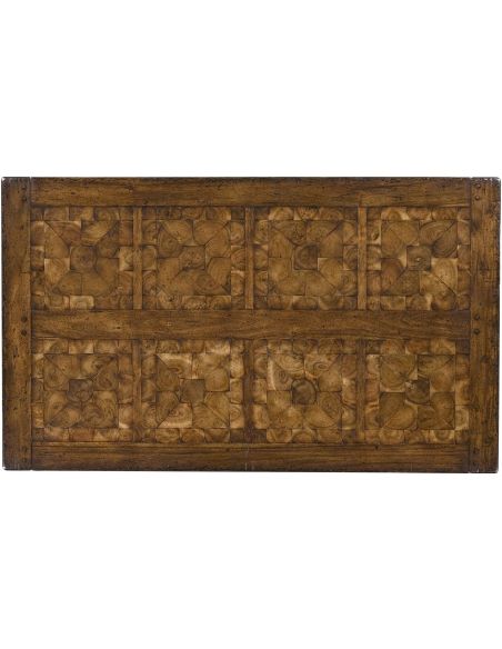 Rectangular and Square Coffee Tables Heavily Distressed Coffee Table-15