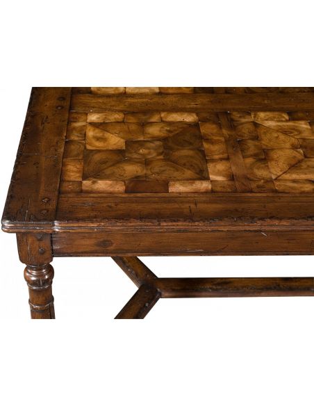 Rectangular and Square Coffee Tables Heavily Distressed Coffee Table-15